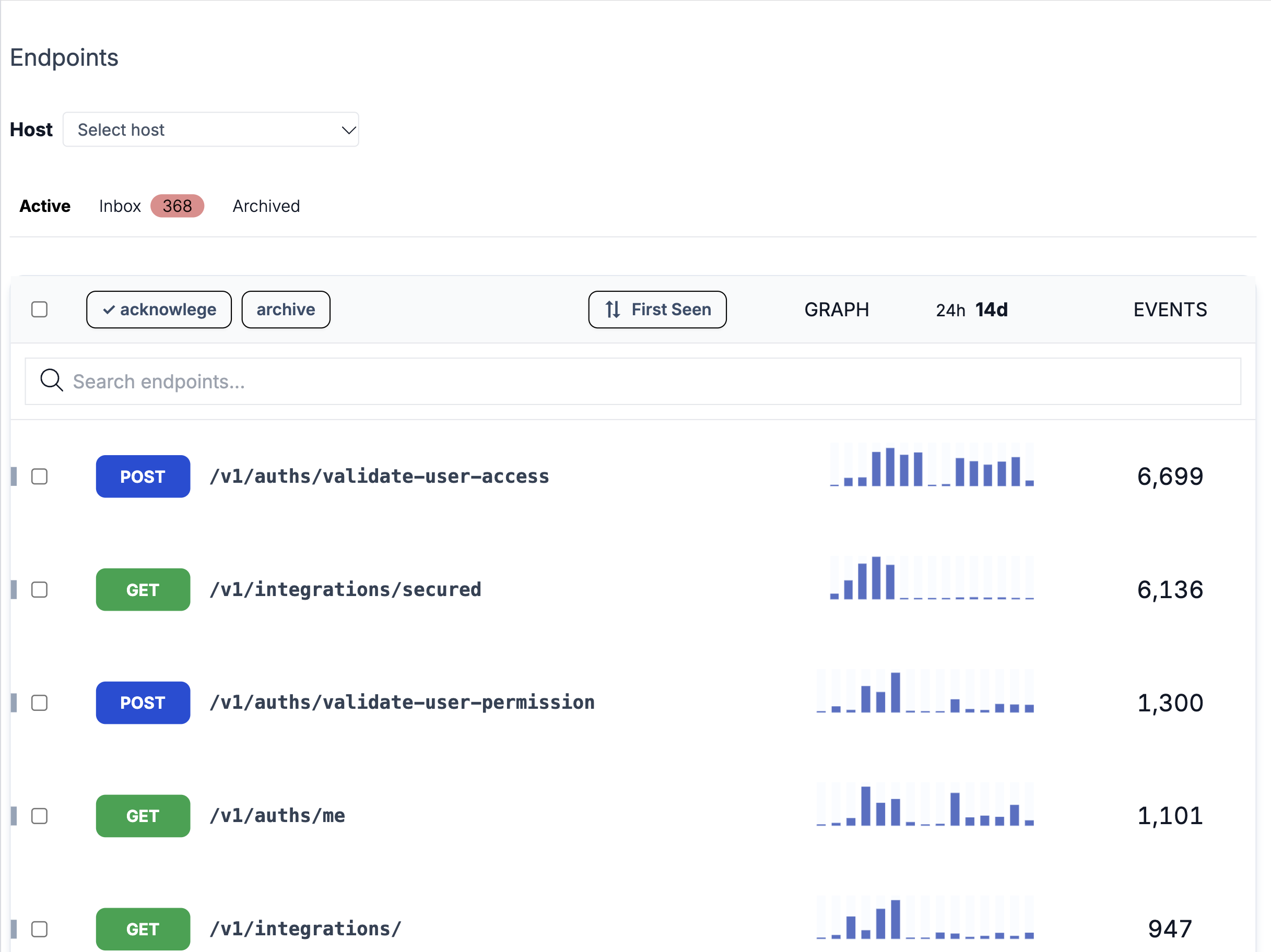 APItoolkit endpoints