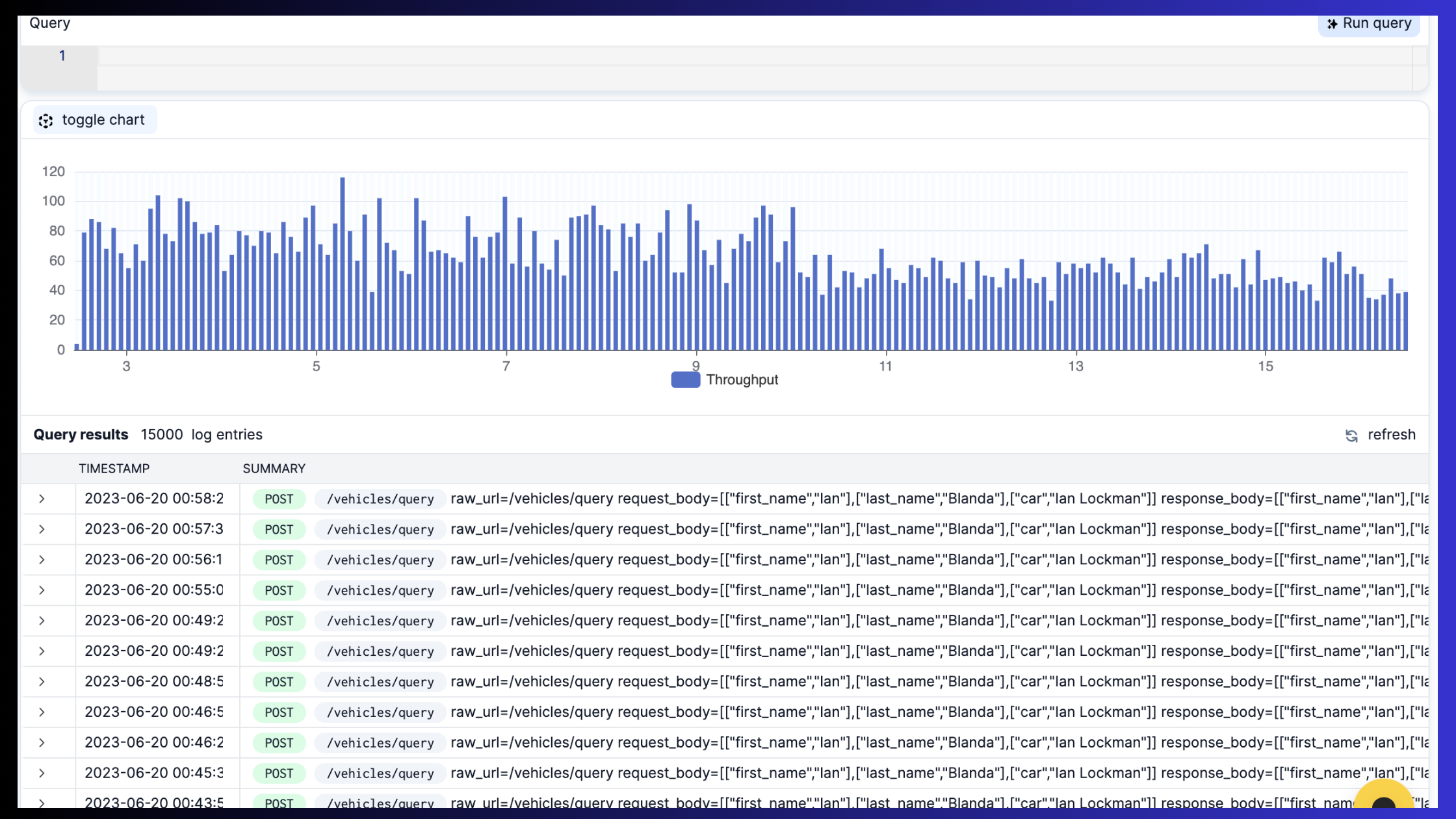 APIToolkit Query Analyzer