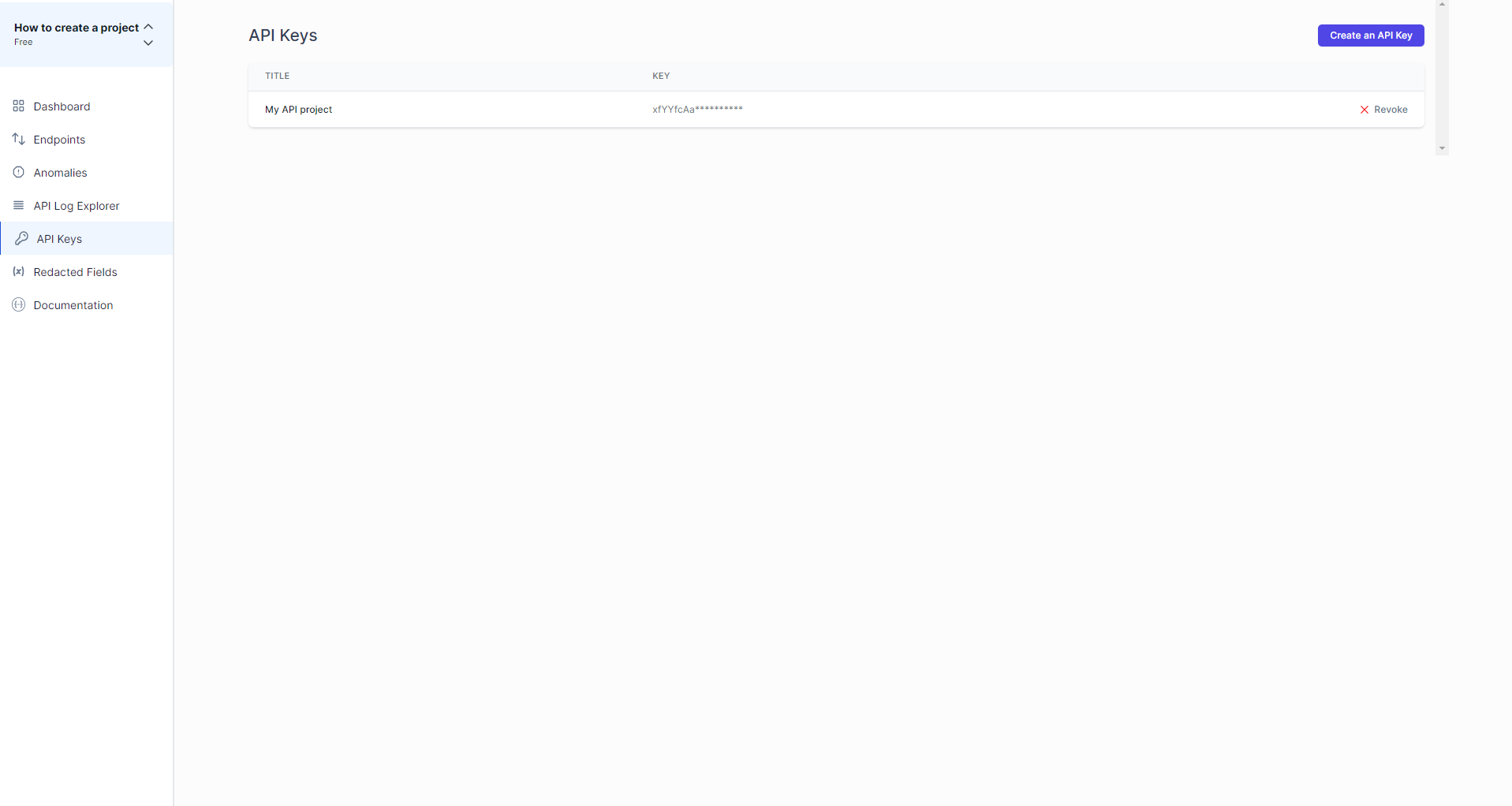 create a new project